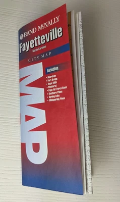 Rand-McNally City Map: Fayetteville North Carolina Street Index - Image 1 of 4