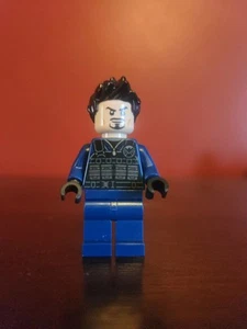 LEGO Minifigure Tony Stark SHIELD Agent Marvel Avengers Tower sh919 NEW - Picture 1 of 2