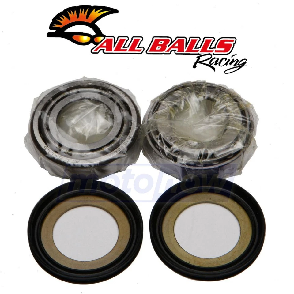 All Balls Steering Stem Bearing Kit for 2001-2006 Harley Davidson FXSTBI ti Foto 1 de 4