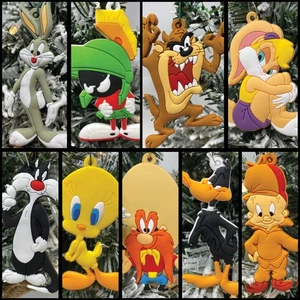 Bugs Bunny Looney Tunes Weihnachtsschmuck 9-teiliges Set mit Daffy Ente - Bild 1 von 17