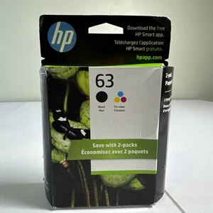 Original HP 63 schwarz + 63 Farben Tintenpatrone Kombipack Original-Zubehör-Hersteller versiegelt Ablaufdatum 5/2025 - Bild 1 von 8