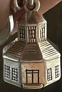 ~James Avery Sterling Silber Vereinskirche Fredericksburg TX Charm/Anhänger~RAR - Bild 1 von 8