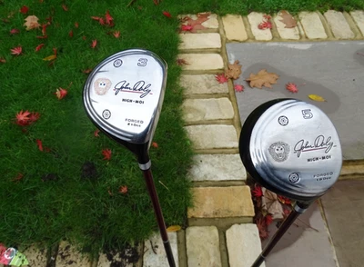 2 JOHN DALY HIGH MOI 3+5 WOODS  GRAPHITE REG FLEX - Image 1 of 4