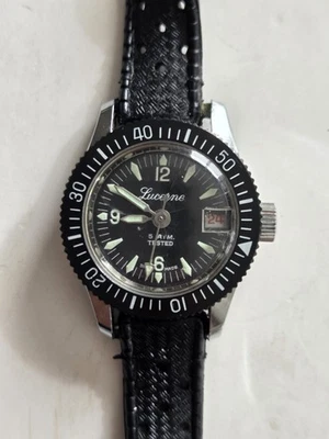 Винтажные дайверские часы Lucerne для ремонта или на запчасти - Изображение 1 из 4