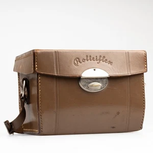 *TOP* Original Rolleiflex Old Standard Case Genuine Leather TLR 3.5 3.8 Camera - Picture 1 of 20