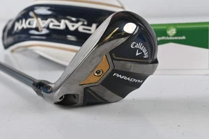 Left Hand Callaway Paradym #4 Hybrid / 21 Degree / Regular Flex Hzrdus Silver 65 - Picture 1 of 9