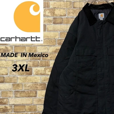 Chaqueta tradicional Carhartt Mexican Duck C003 3XL negra para hombre de Japón - Imagen 1 de 4