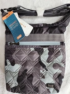 Lug Womens Skipper Camouflage Nylon Crossbody New With Tags - Picture 1 of 11