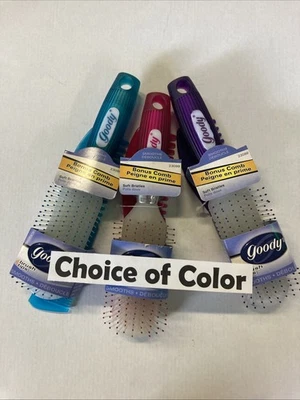 Juego de cepillo y peine para alisar cerdas de plástico suave Goody de 8,75” 2002 nueva opción Foto 1 de 4