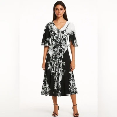 NWT Marc Bouwer Anthropology flyaway Sleeves floral ruffles romantic flowy S - Image 1 of 4