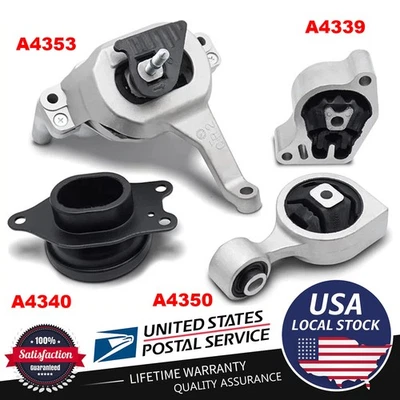 4Pcs Engine Motor And Trans Mount Set for Nissan Altima 2.5L 2007-2016 Auto CVT. Foto 1 de 4