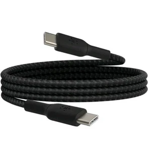 Belkin BoostCharge Pleciony kabel USB-C na USB-C (1M / 3,3 stopy) do Androida i iPhone'a - Zdjęcie 1 z 7