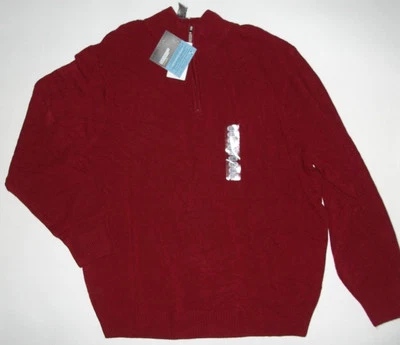 Nuevo con etiquetas Genuino GEOFFREY BEENE Suéter Rubí Super Suave, Talla XXL Foto 1 de 2