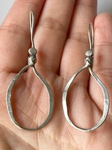 Silpada Lasso 925 sterling silver Modernist Earrings - Picture 1 of 7