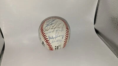1996 Montreal Expos Baseball Signed by 26 JSA Certified Pedro Martinez - Image 1 of 4
