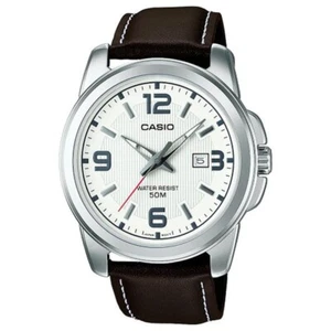 Casio Collection Brown Leather Strap Watch RRP £49.9. New and Boxed. - Picture 1 of 1