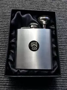 MARTIN Clan Escudo de Armas Frasco de Cadera Cepillado Acero Inoxidable Idea de Regalo - Imagen 1 de 1