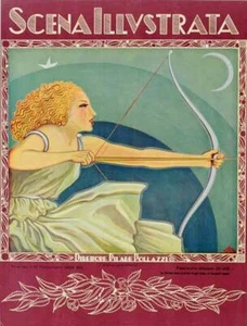 Schenna Illustrata Kunst Literatur Musiktheater Bogenschütze 1900 - Bild 1 von 1