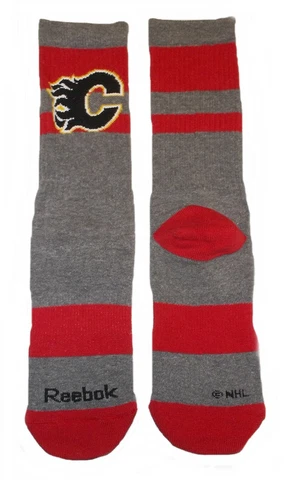 Calgary Flames Reebok Crew Socks Cover