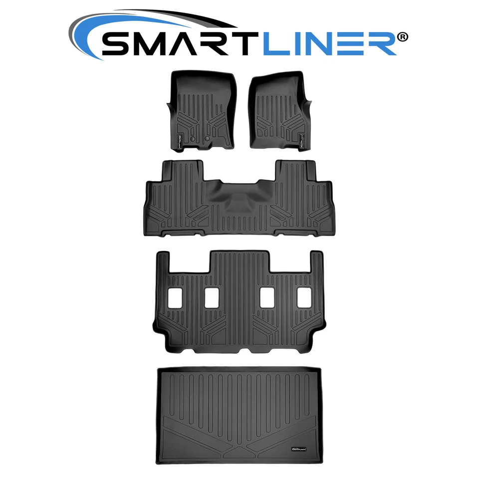 SMARTLINER Custom Fit Floor Mats Cargo Liner 2011-2017 Expedition EL Navigator L Foto 1 de 4