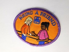 GIRL GUIDES PATCH BRING A FRIEND BADGE SCOUTS