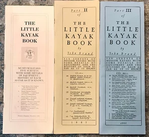 BRAND "THE LITTLE KAYAK BOOK" 1984-88 VOLS 1-3 1ST PB EDS VG+ RARE! - Picture 1 of 1