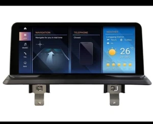 Android 10.0 GPS Navigation 10.25" For BMW 1 Series E81 E82 E87 E88 2018 and Abv - Picture 1 of 12