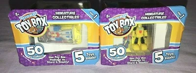 MICRO TOY BOX SERIES 1 LOT OF 2 TRANSFORMERS BUMBLEBEE & STARSCREAM ON TOP *NEW* - Image 1 of 4