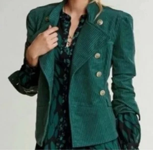 CAbi Lennon Jacket Teal Green Corduroy Blazer # 3913 - Picture 1 of 9
