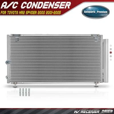 A/C Condenser with Receiver Drier for Toyota MR2 Spyder 2000 2001-2005 L4 1.8L - Image 1 of 4