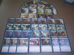 MTG Magic MODERN FLYERS DECK Windreader Sphinx DRAW CARDS.M14 Elite Arcanist - Picture 1 of 6