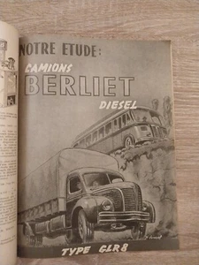 REVUE TECHNIQUE BERLIET GLR 8 7.9L MOTEUR 5 120x140 120cv - Picture 1 of 16