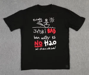 Jet Ski Bad Ban Water No H2O Shirt MonsterMax Adult XL Black - Imagen 1 de 7