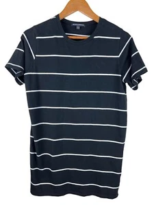 Brandy Melville Black White Stripe Short Shirt Dress Small One Size Women's - Picture 1 of 7