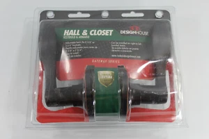 Oil Rubbed Bronze WaveStyle Door Lever Lock Keyed Privacy Passage Dummy Deadbolt - Picture 1 of 4