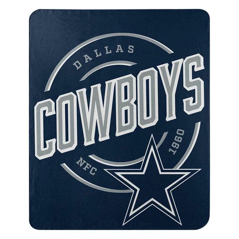 New Dallas Cowboys NFL Fleece Throw Blanket Large Size 50"x60" Official Licensed Cover
