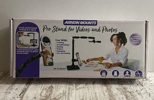 ARKON Mounts Phone Holder Adjustable Overhead Arm & Ring Light RCBTABLED #NO0297 - Picture 1 of 13