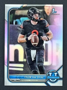 TYLER VAN DYKE 2021-22 Bowman University #53 Chrome Refractor - Bild 1 von 2