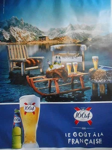 AFFICHE POSTER GEANT 1664 " PALOMBAGGIA LUGE " 180x120 TBE NON PLIEE - Foto 1 di 1