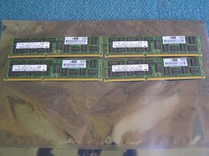 16GB Kit 4x 4GB HP Proliant BL680C DL165 DL360 DL380 DL385 DL580 G7 Memory Ram - Picture 1 of 4