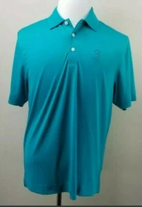 Polo de golf CUTTER & BUCK, para hombre talla M, azul, mangas cortas, elástico, NUEVO - Imagen 1 de 12