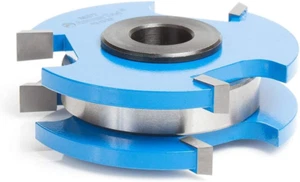 3-Wing Tongue and Groove Reversible Stile and Rail Shaper Cutter, SC577, 2-13/32 - Picture 1 of 7