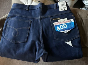 Mens Vintage Saddle King Plus 400 Sanforset 32x30 Jeans NWT NOS USA KEY Denim - Picture 1 of 18