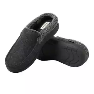 Pantofole comode da uomo in memory foam nere 7/8 nuove - Foto 1 di 5