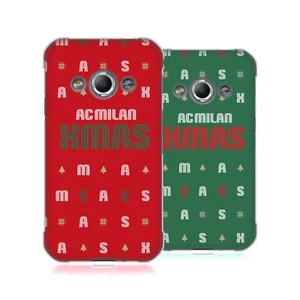 OFFICIAL AC MILAN CHRISTMAS JUMPER SOFT GEL CASE FOR SAMSUNG PHONES 4 - Picture 1 of 9