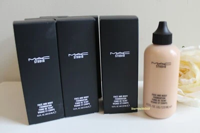 MAC Studio Face & Body Foundation Jumbo Size 4 OZ/120ML NEW IN BOX -Choose Shade - Image 1 of 3
