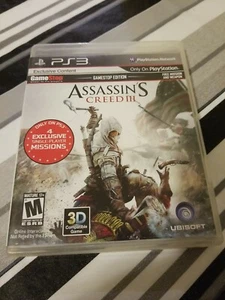 Assassin's Creed III GameStop Edition (Sony PlayStation 3 PS3, 2012) Complete VG - Picture 1 of 3