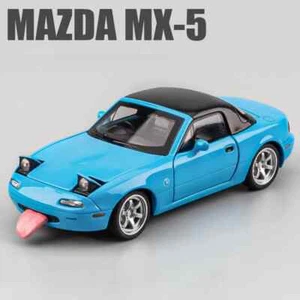 1:32 Mazda MX5 MX-5 Mazda RX7 Alloy Die Cast Toy Car Model Sound Light Pull Back - Picture 1 of 32