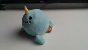 "Adventure Planet Narwhal peluche azul animal de peluche 5" - Imagen 1 de 5