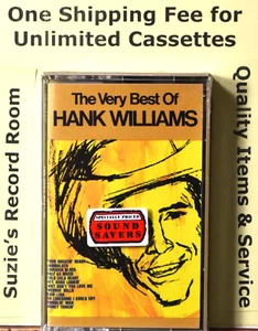 Cassette The Very Best of Hank Williams SEALED NEW Country Western -Coupons! - Picture 1 of 4